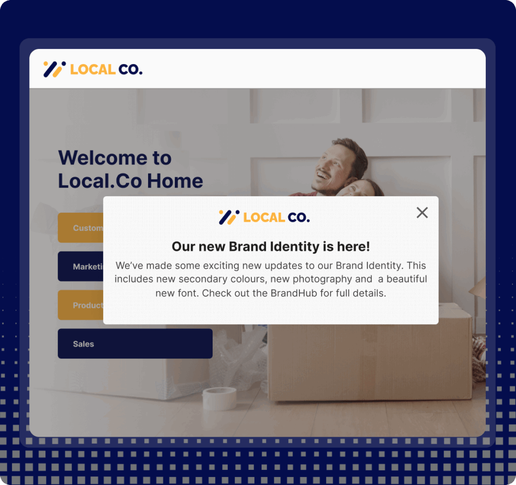 Pop Up Light Box Product Graphic Square Midnight