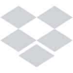 Dropbox Icon Logo  Grey2