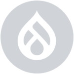Drupal Icon Logo  Grey2