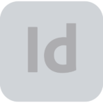 InDesign Icon Logo  Grey2