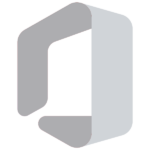 Microsoft 365 Icon Logo  Grey2