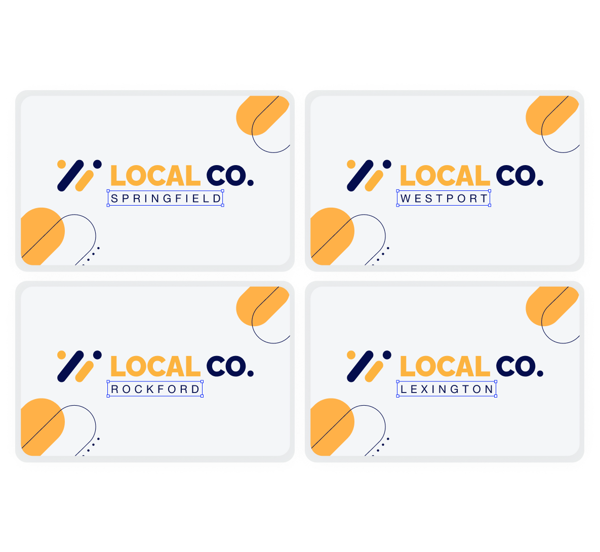 Creative Templates Local Area Marketing Product Graphic Square Grey