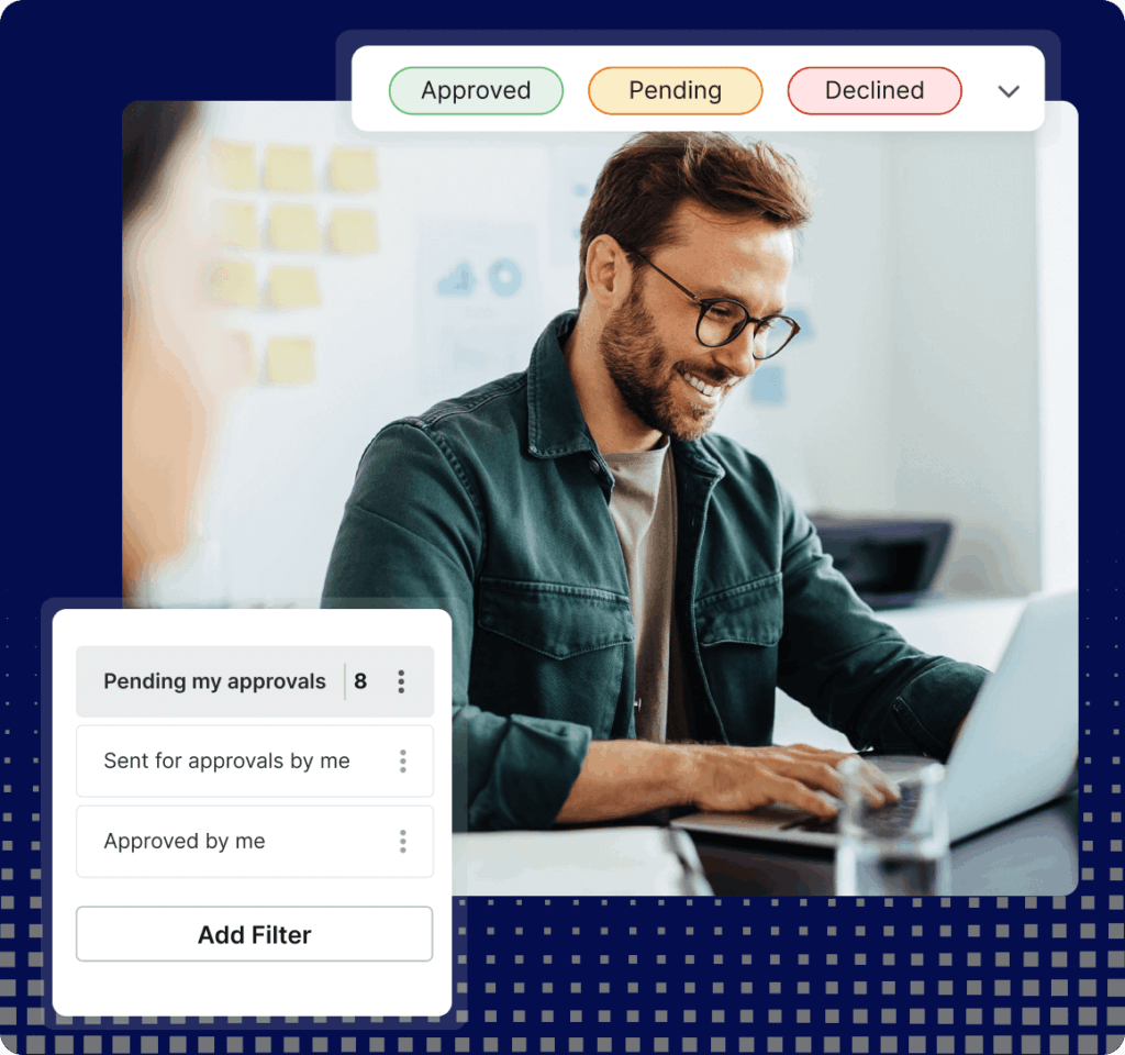 Approvals Full Visibility Product Graphic Square Midnight