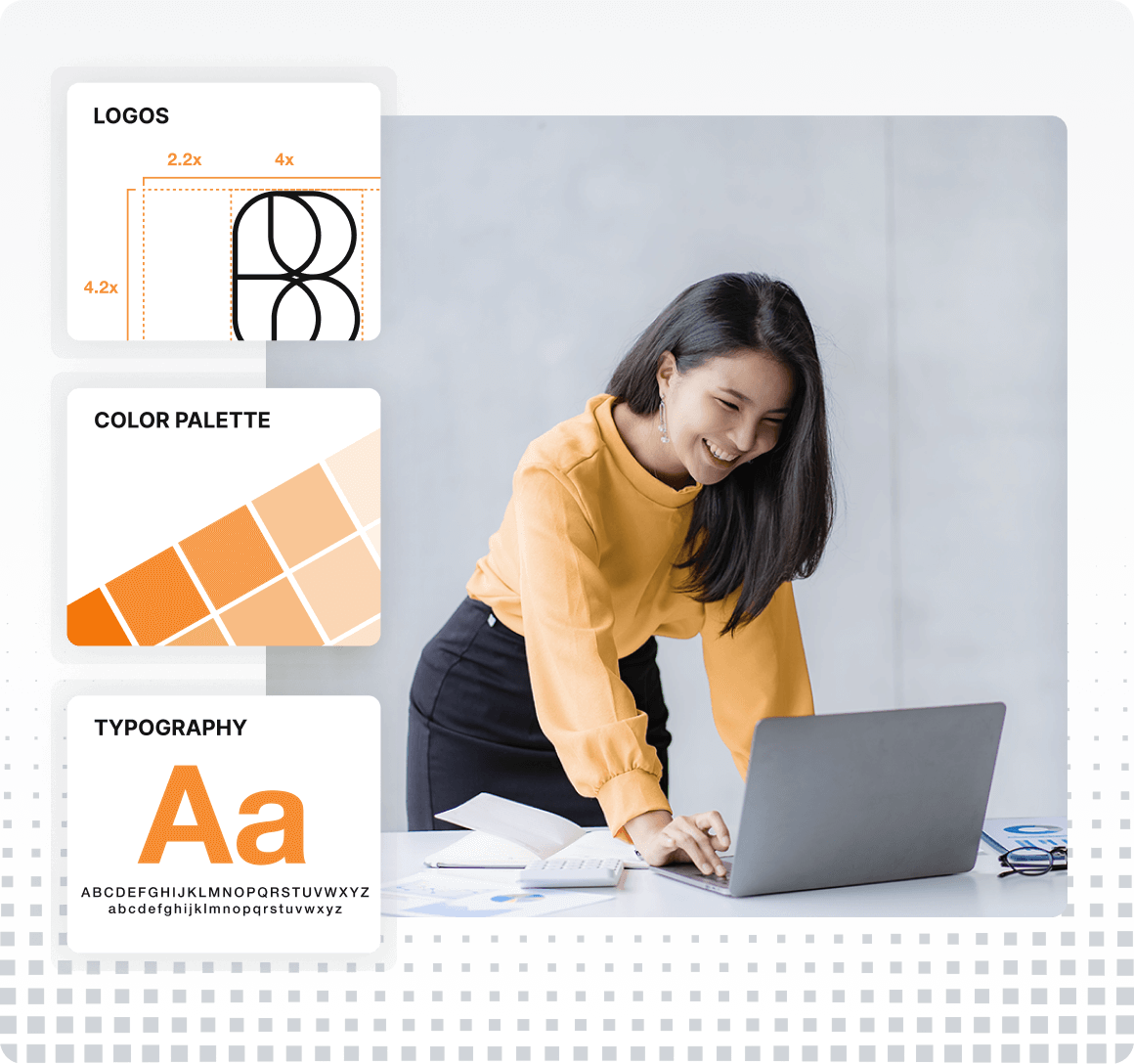Brand Portals Product Graphic Square Grey
