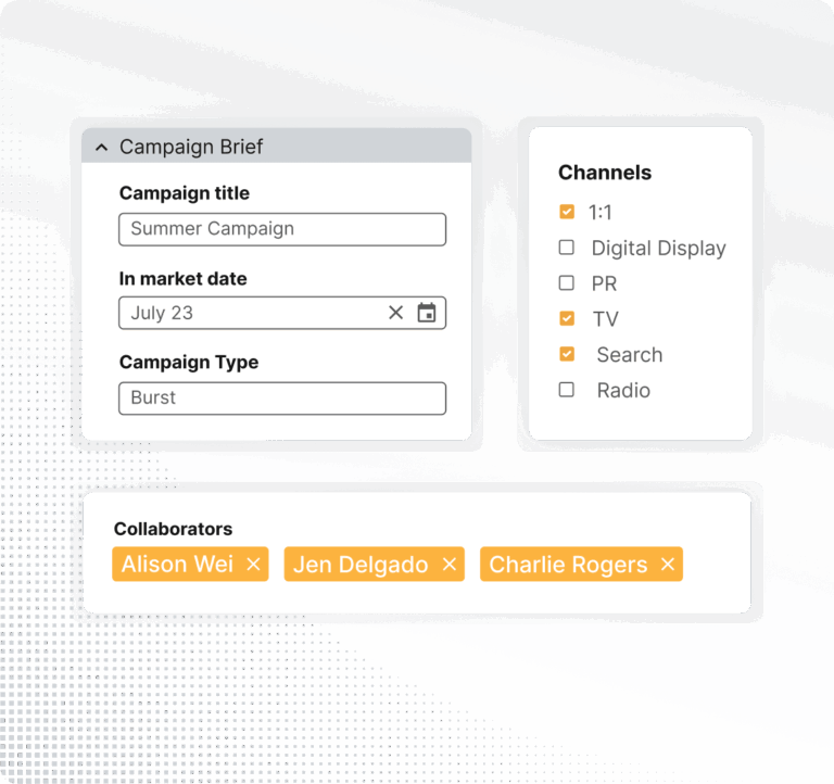 Campaign Brief Product Graphic Square Grey