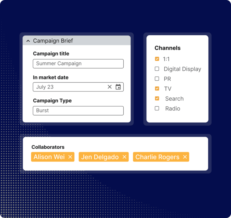 Campaign Brief Product Graphic Square Midnight