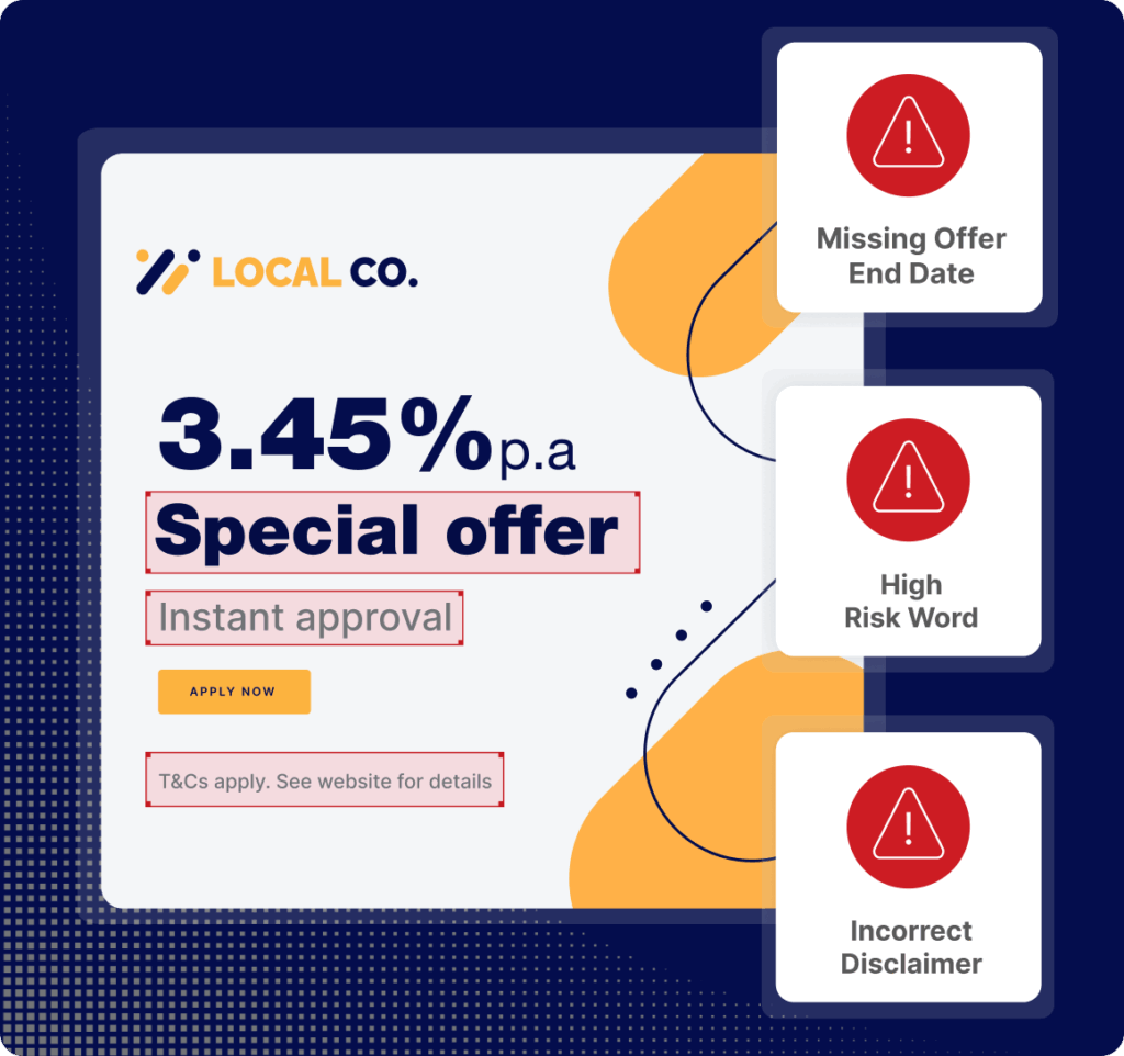 Content Risk Reviews Product Graphic Square Midnight