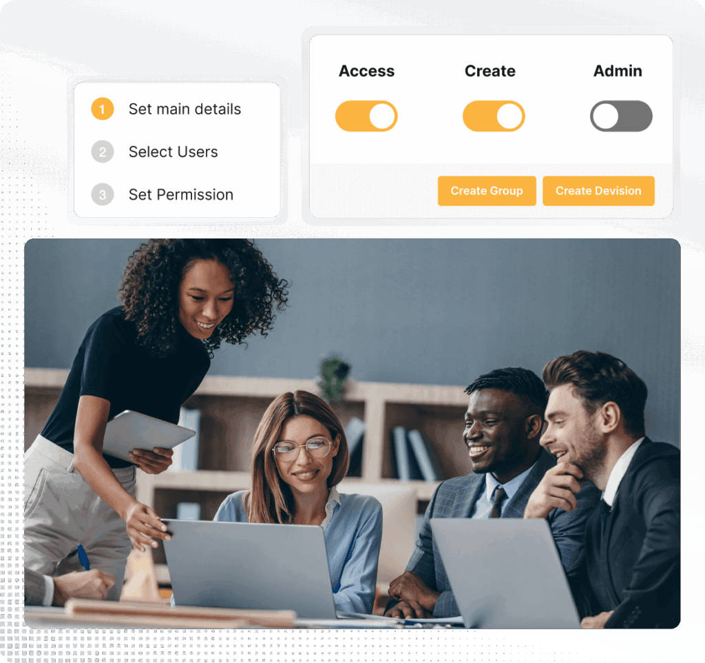 Custom Permissions Product Graphic Square Grey