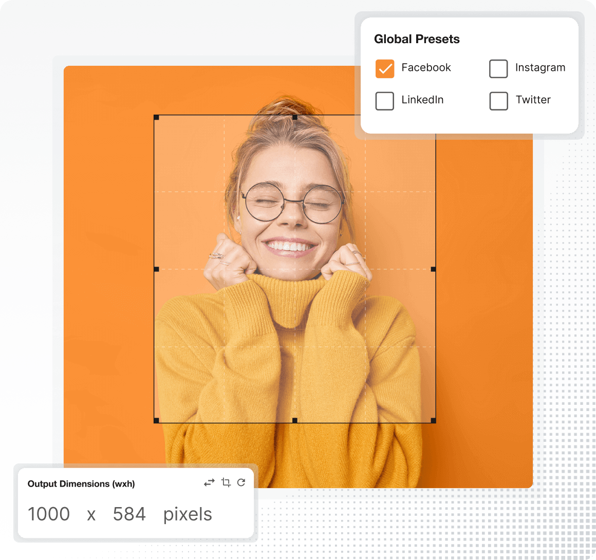 DAM Asset Transformation Product Graphic Square Grey