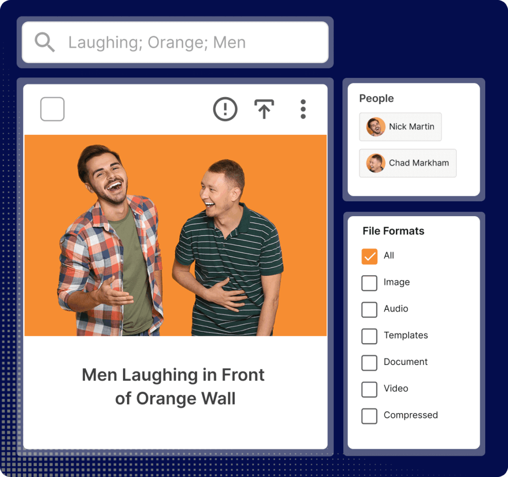 DAM Search Graphic Square Midnight