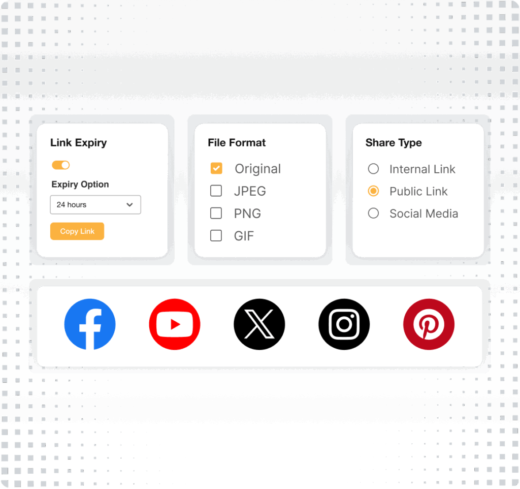 DAM Share Product Graphic Square Grey