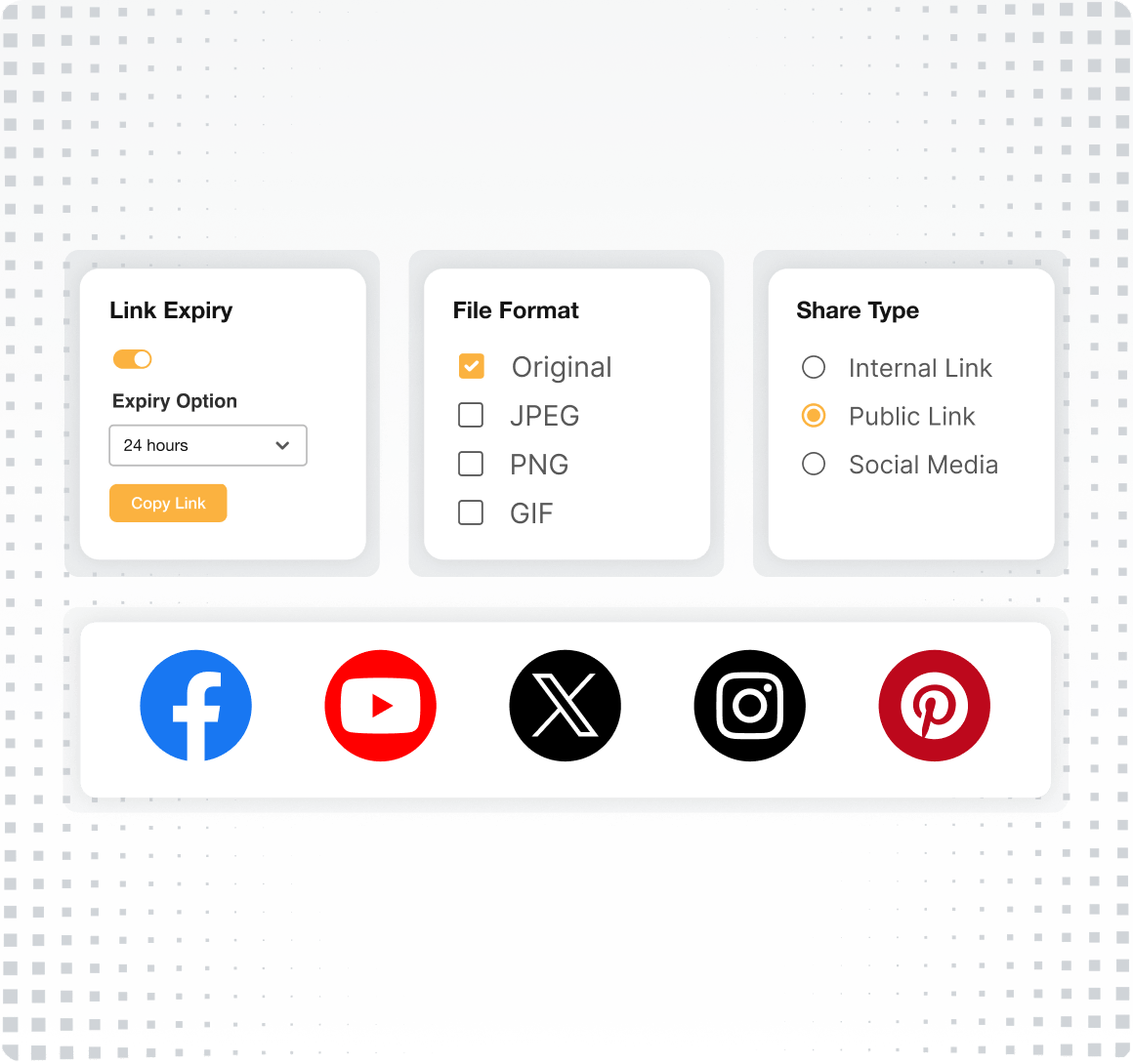 DAM Share Product Graphic Square Grey