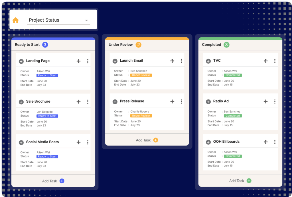Kanban Product Graphic Wide Midnight