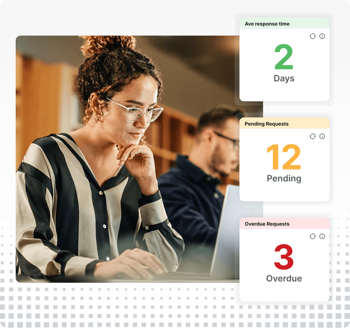 Marketing Inbox Performance Product Graphic Square Grey