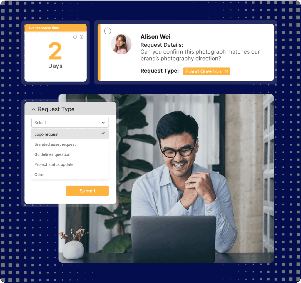 Marketing Inbox Product Graphic Square Midnight