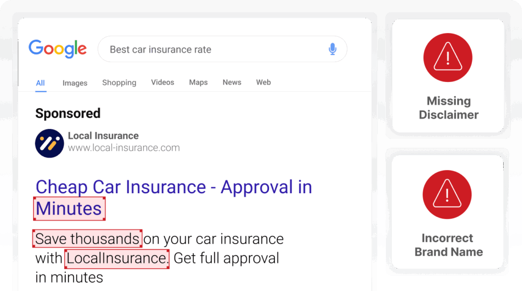 News Header Google Ads Risk Review