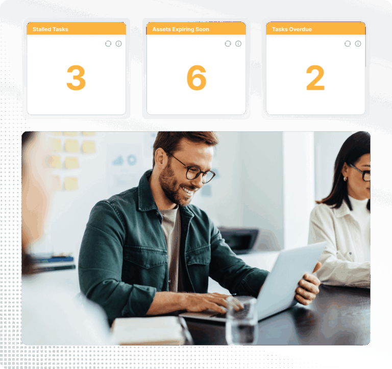 Reporting & Dashboards Functions 1 Product Graphic Square Grey