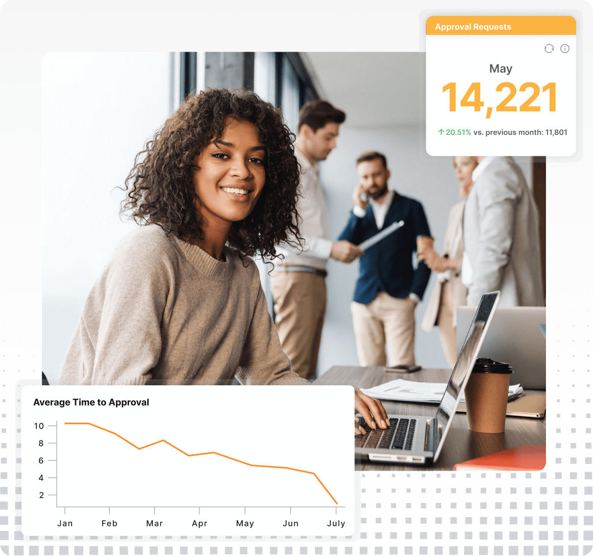 Reporting & Dashboards Functions 2 Product Graphic Square Grey