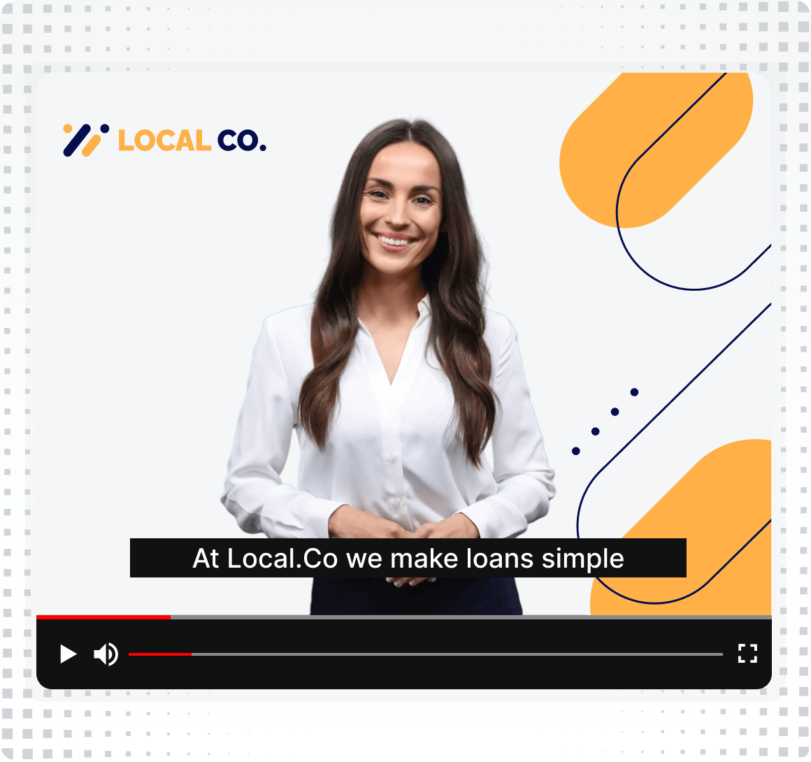 Video and Audio Captions Product Graphic Square Grey