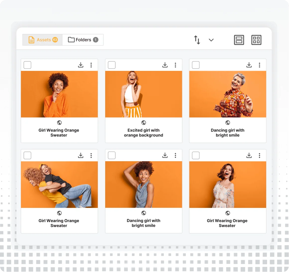 Asset Library Product Graphic Square Grey