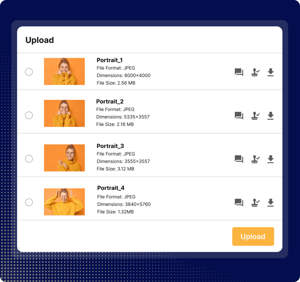 Bulk Upload Sequential Numbering Graphic Square Midnight
