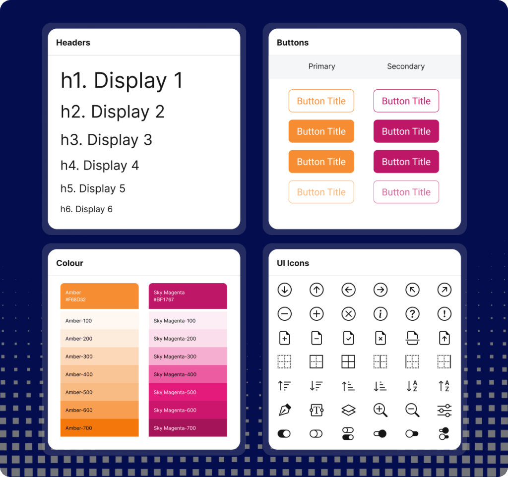 Digital Brand Experience Graphic Square Midnight