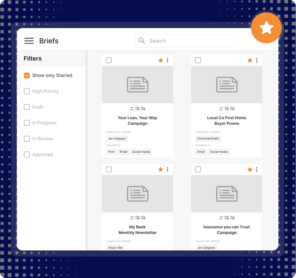 Save Favourite Brief 2 Product Graphic Square Midnight