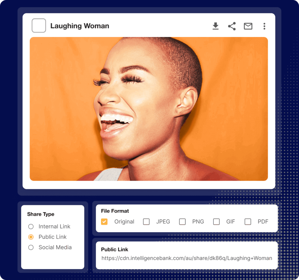Shared Links Product Graphic Square Midnight