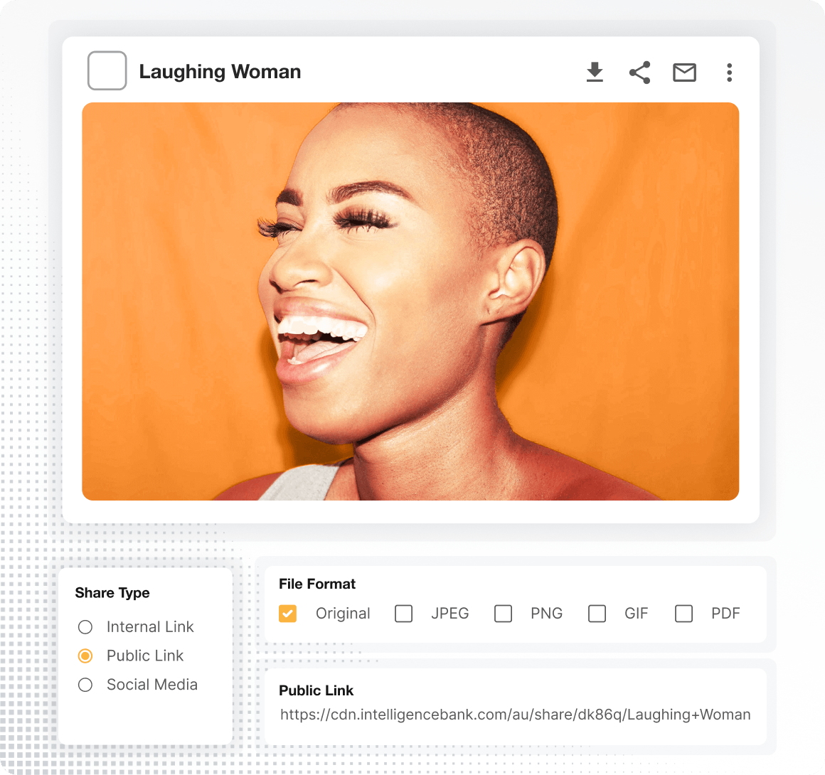 Digital Asset Management software with Shareable link features
