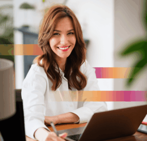 Marketing team reviewing content in marketing compliance software before approval.