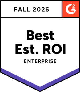 G2 Best Estimated ROI Enterprise 26